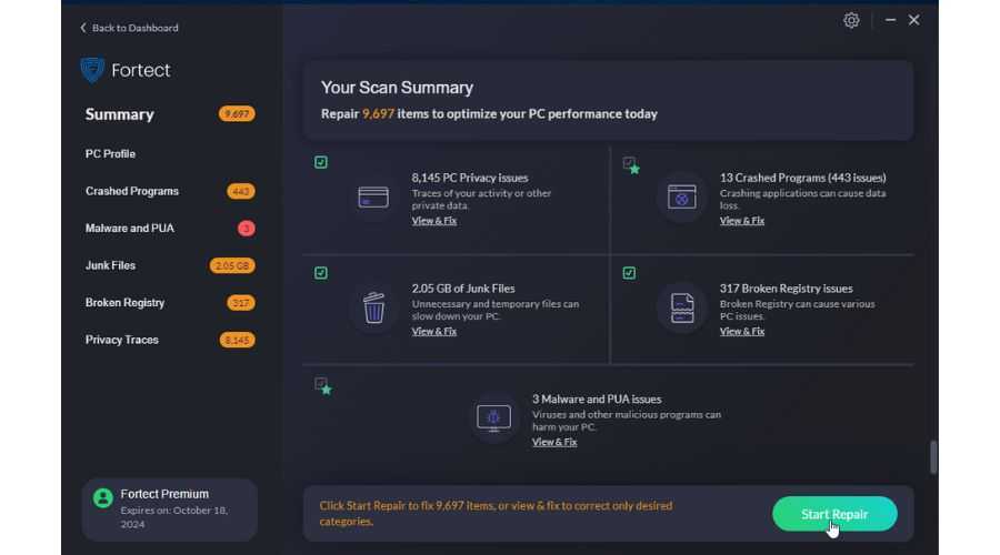 Steps to Use Built-in Troubleshooting Features